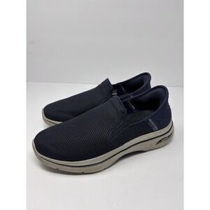 Skechers Performance Go Walk Arch Fit Slip-Ins Shoes Blue Men Size 10